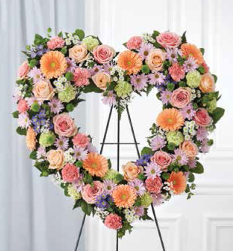 Funeral Standing Heart