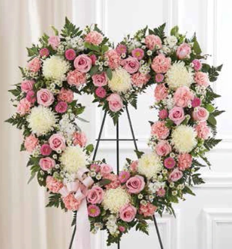 Funeral Standing Heart