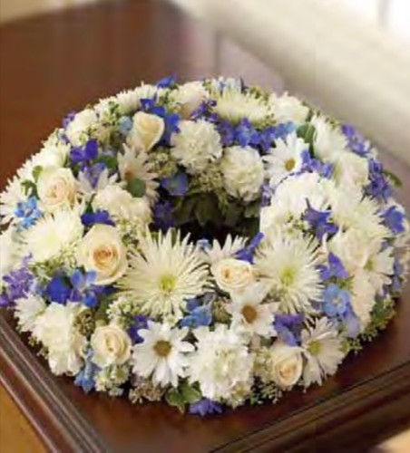 Funeral Memorial Wreath for Urn or Picture 18"