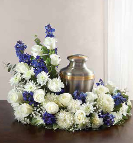 Funeral Memorial Wreath for Urn or Picture 18"