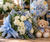 Baby Boy Bouquet – Loose Wrapped Flowers Only
