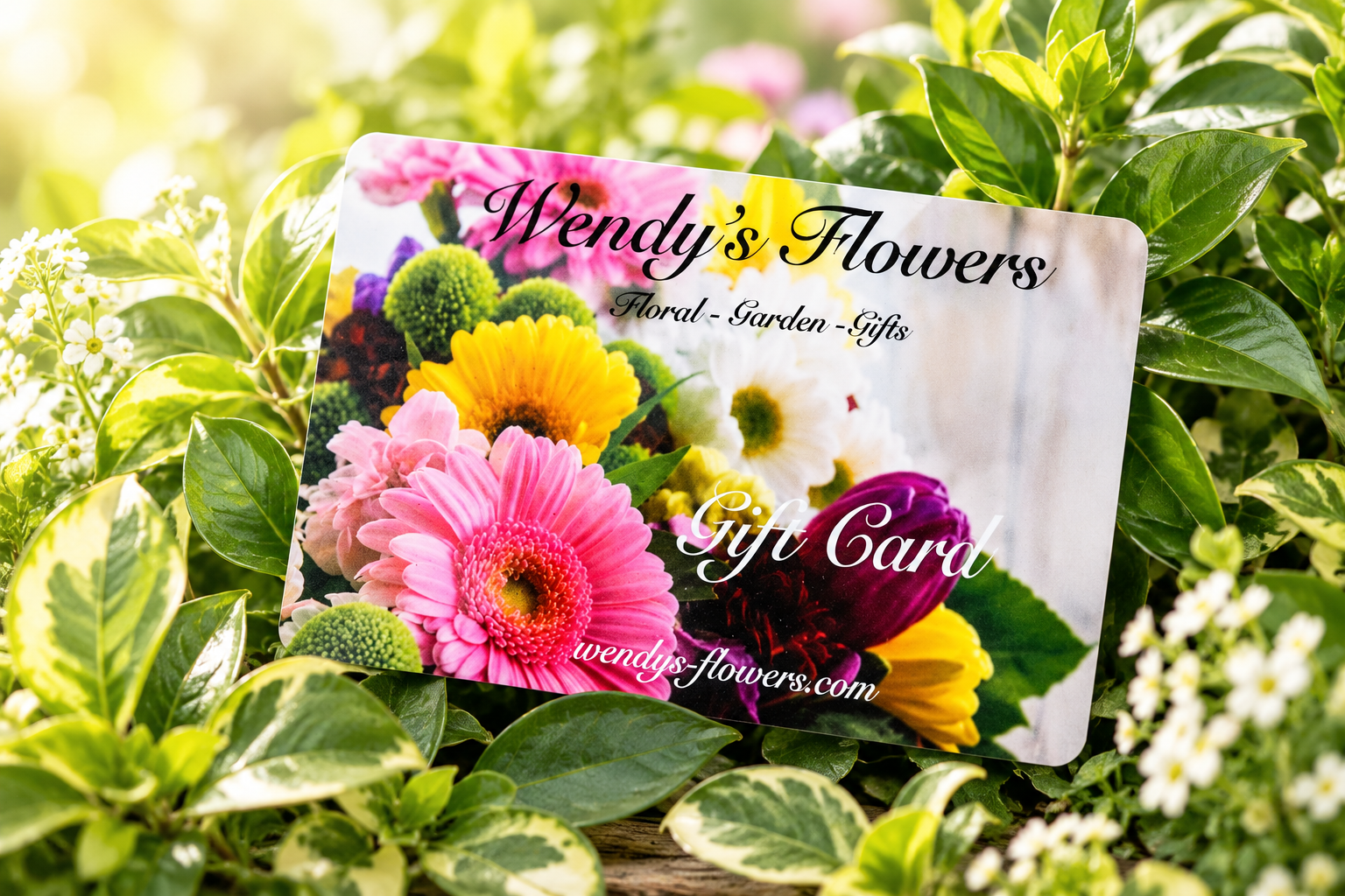Wendy's Flowers gift card fundraiser