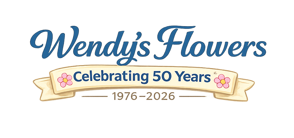 Wendys Flowers celebrating 50 years 1976-2026