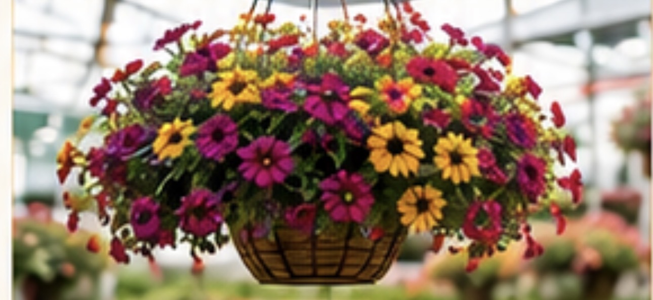 Summer hanging baskets and annuals fundraiser