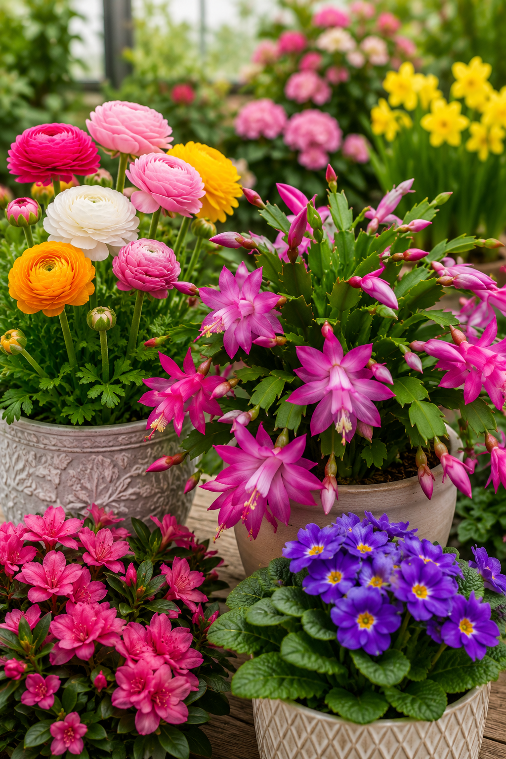 Flowering plants at Wendy's Flowers