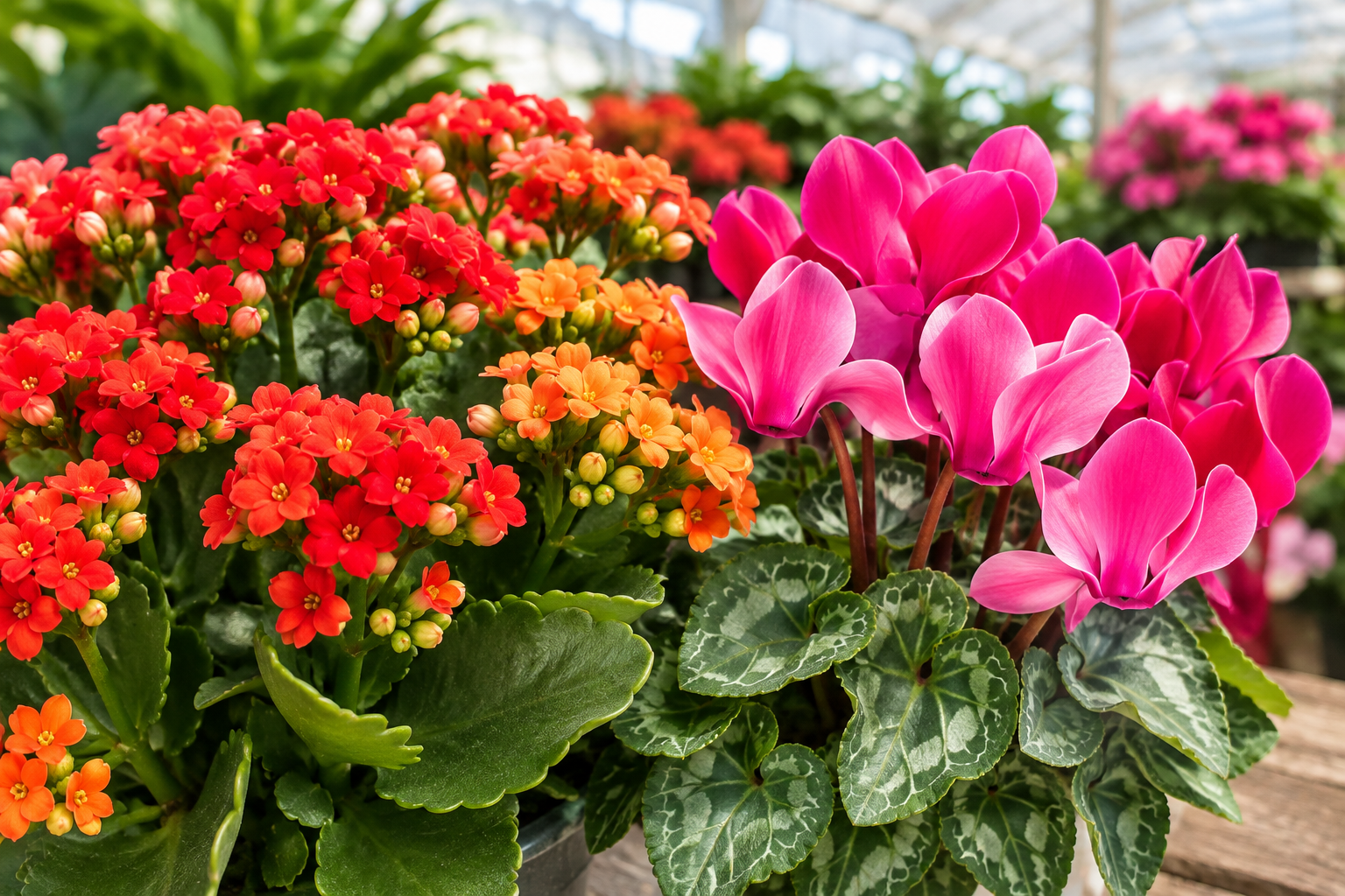 Flowering plants at Wendy's Flowers Garden Center