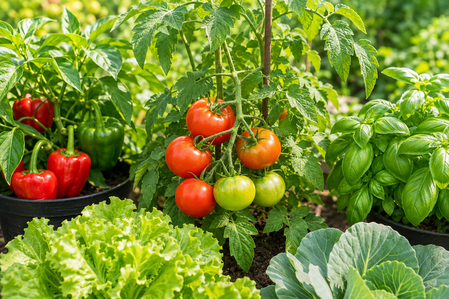 Vegetable plants at Wendy's Flowers Garden Center