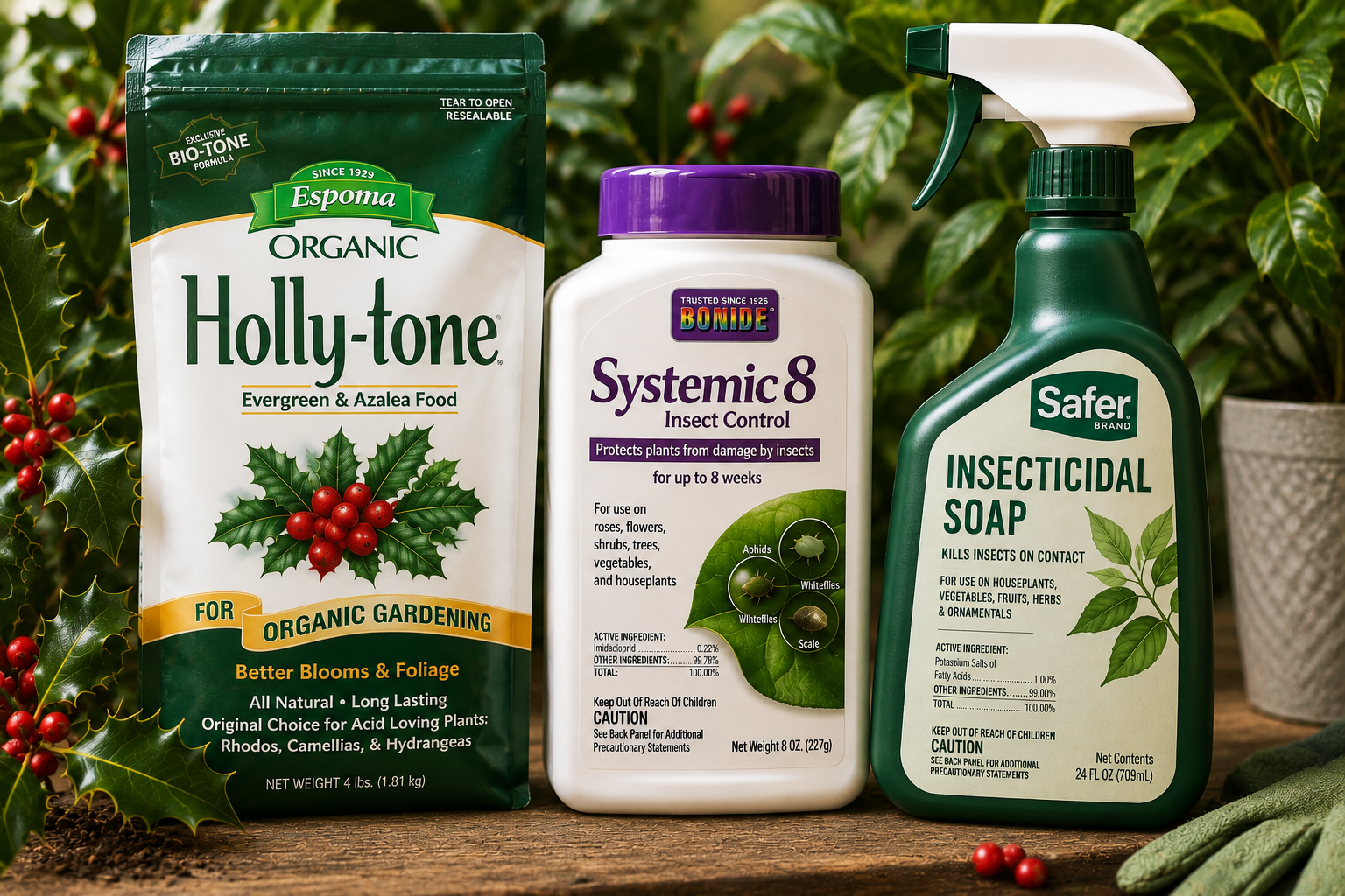 Winter plant care, fertilizer and pest control at Wendy's Flowers