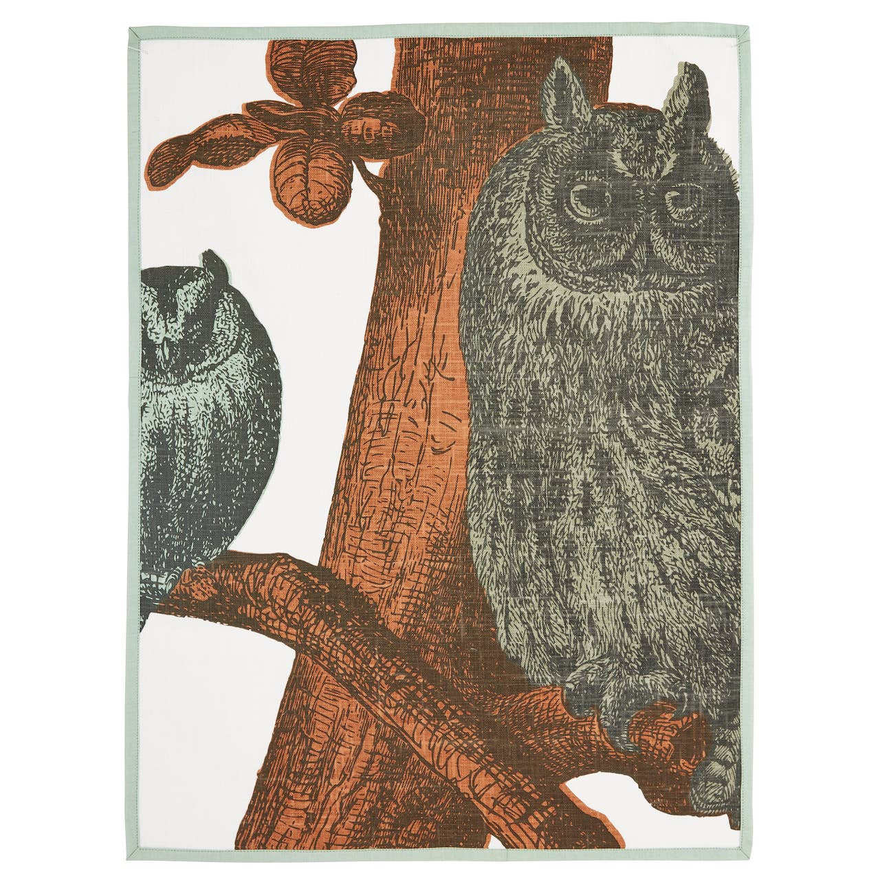 Turkey & Owl Tea Towel Set