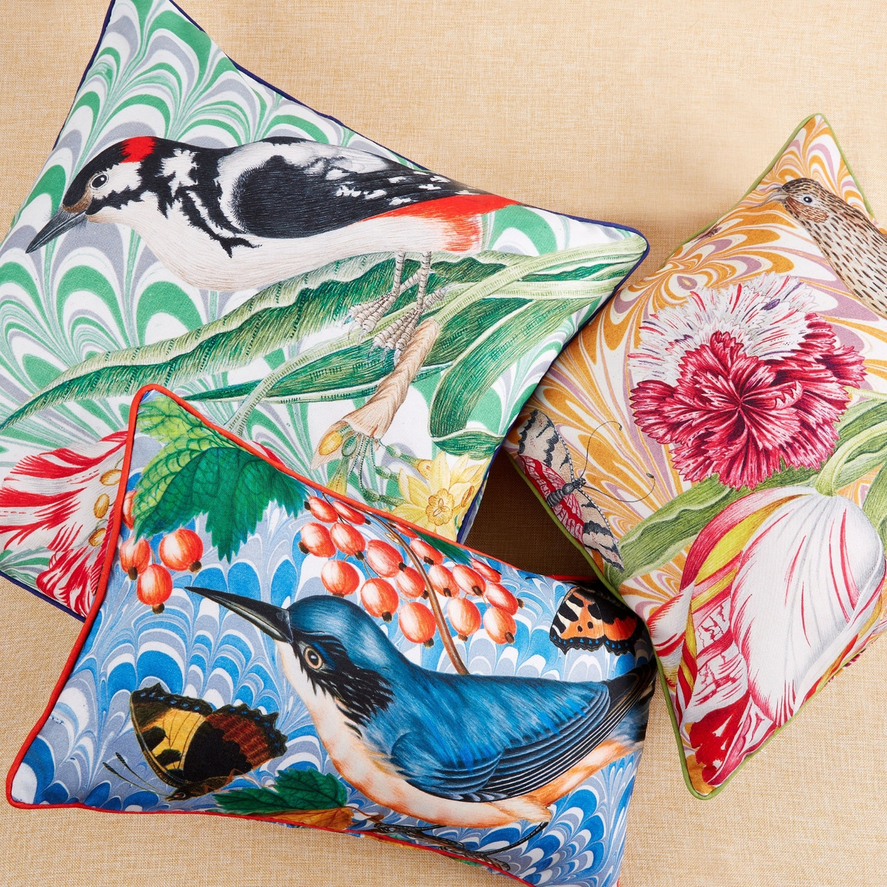 Thomas Paul Flora & Fauna Clover Pillow