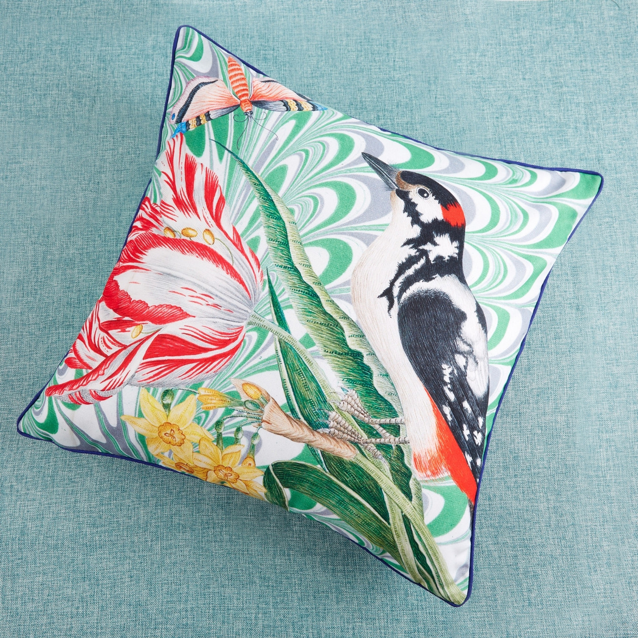 Thomas Paul Flora & Fauna Clover Pillow - Thumbnail 5