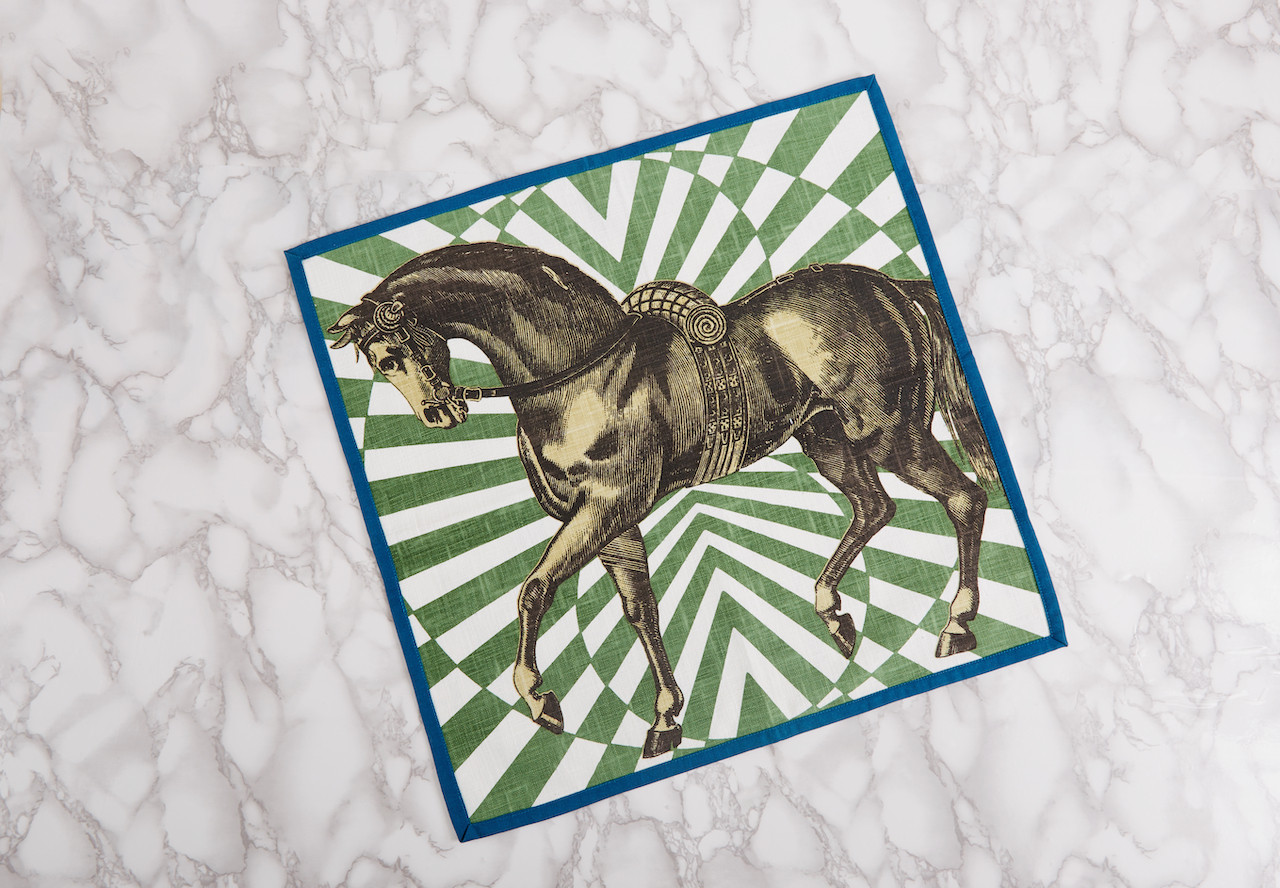 Thomas Paul Equus Dinner Napkin - Thumbnail 5