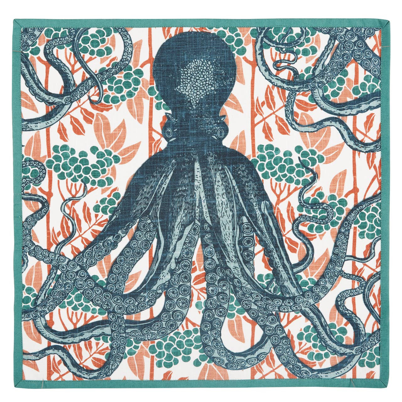 Thomas Paul Octopus Bloomsbury Dinner Napkin