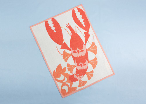 Capri Lobster Tea Towel