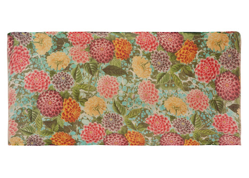 THOMAS PAUL ZINNIA FLORAL LINEN/WOOL SHAWL