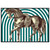 THOROUGHBRED PRINT TEAL