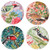 FLORA & FAUNA DINNER PLATES SET OF FOUR