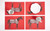 THOMAS PAUL EQUESTRIAN HORSE PLACEMATS SET OF FOUR