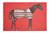 THOMAS PAUL EQUESTRIAN HORSE PLACEMATS SET OF FOUR