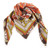 Tibetan Tigers Large Cotton Voile Bandana 40"x40" | Oversized Scarf