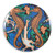 Côte de la Mer Melamine Dinner Plates Set of 4