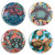 Côte de la Mer Melamine Coasters Set of 4
