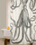 Octopus Shower Curtain in Charcoal – Hand-Screened 100% Cotton by thomaspaul