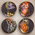 Metamorphosis Melamine Dinner Plates – Set of 4 Butterfly Plates, 11"
