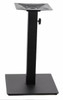 Palermo Steel Square Black Table Base with Umbrella Hole (24 x 24,  Available in Standard & Bar Height!)