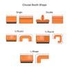 Capri Upholstered Restaurant Booth with Custom Options