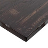 Red Oak Rustic Plank Restaurant Table Top with Custom Options