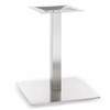 Palermo Brushed Stainless Steel Square Table Base (24 x 24, Available in Standard & Bar Height!)