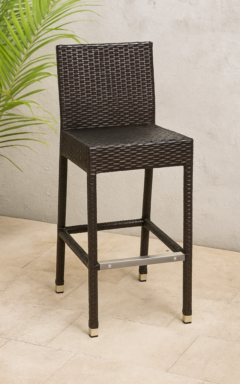Synthetic Wicker Bar Stools image