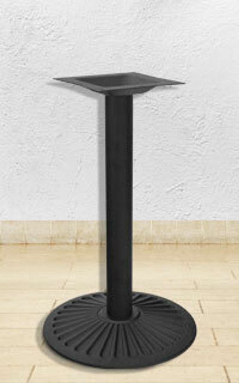 Scalloped Disc Table Height Bases