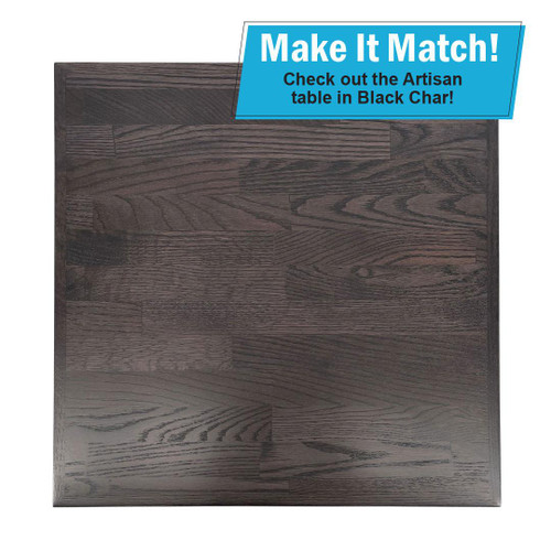 Artisan Collection Table in Black Char