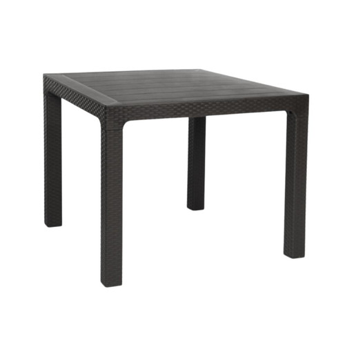 Arizona Indoor / Outdoor Restaurant Complete Table In Brown (Multiple Sizes Available)