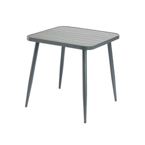 Aluminum Restaurant Table in Gunmetal Grey – Quick Ship 30 x 30