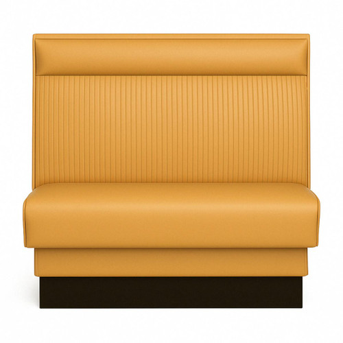 Basic Restaurant Booth with Headroll and Custom Options