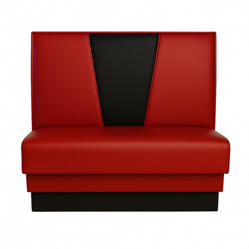 V-Shape Back Style Restaurant Booth with Custom Options