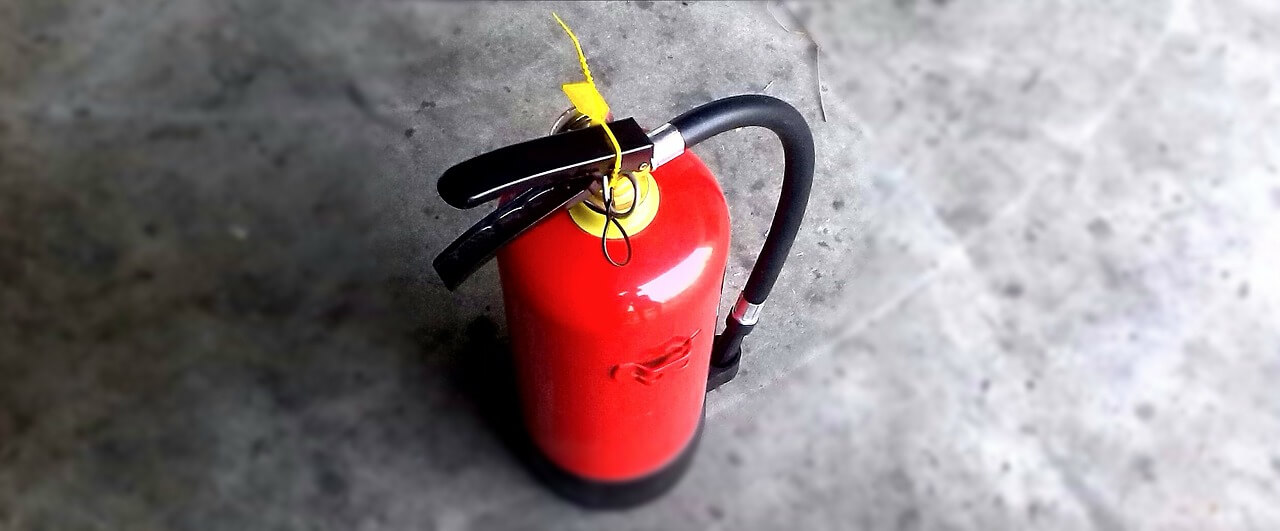 Fire Extinguisher on Floor