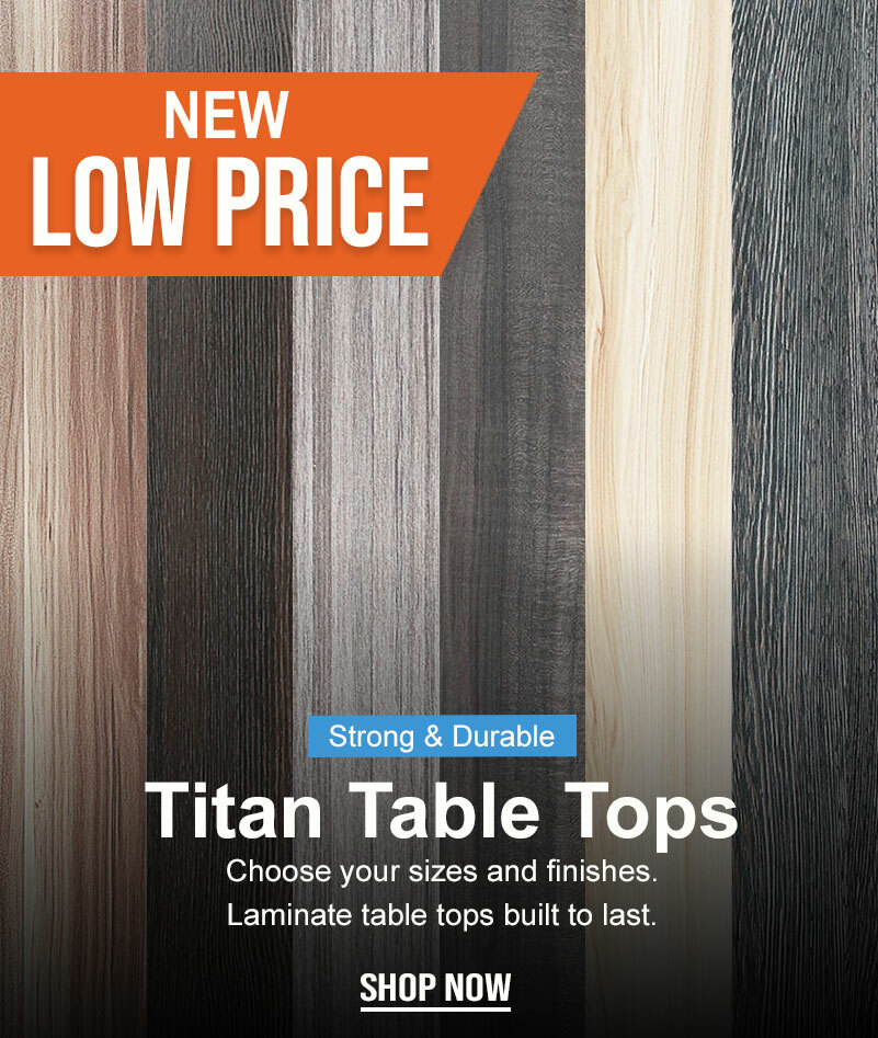 Titan Table Tops - Strong & Durable