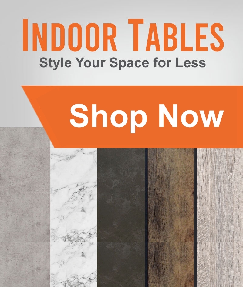 Indoor Table Tops - 90% Off