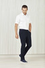 Biz Care Mens Comfort Waist Flat Front Pant CL958ML
