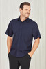 Biz Collection Mens Plain Oasis Short Sleeve Shirt SH3603