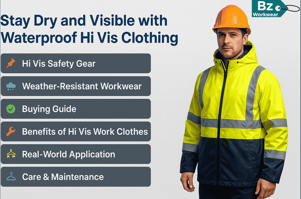 Stay Dry and Visible with Waterproof Hi Vis Clothing