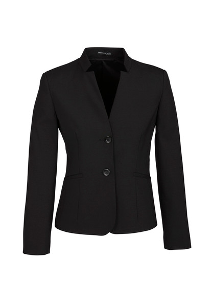 Biz Corporates Womens Short Jacket with Reverse Lapel 64013
