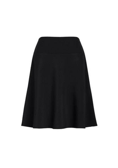 Biz Corporates   Womens Bandless Flared Skirt 20718 - Clearance