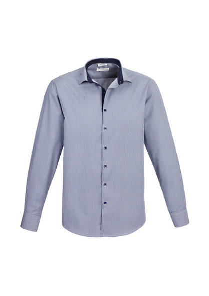 Biz Collection Mens Edge Long Sleeve Shirt  S267ML