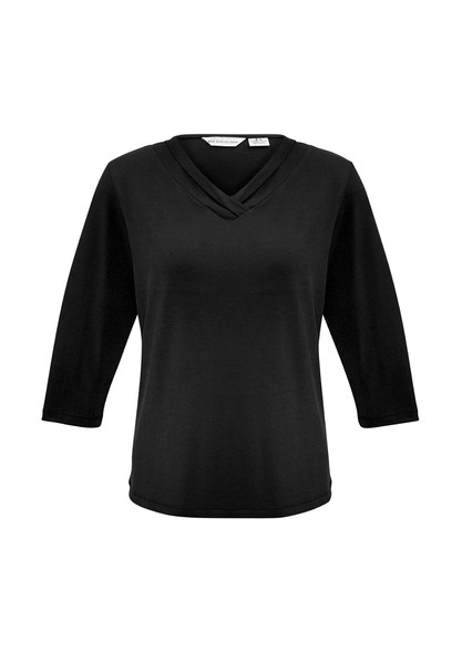 Biz Collection Ladies Lana 3/4 Sleeve Top   K819LT