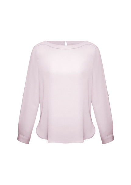 Biz Collection Ladies Madison Boatneck Blouse S828LL - Clearance